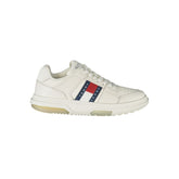 Tommy Hilfiger White Leather Women Sneaker -   -  Tommy Hilfiger.